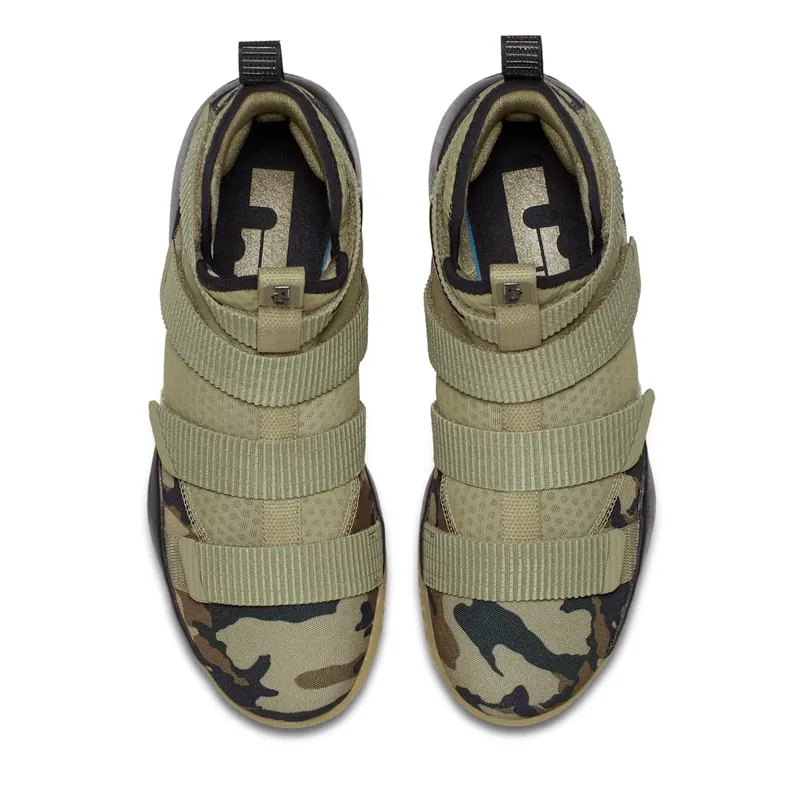 Nike LeBron Zoom Soldier 11 Camo Neutral Olive/Hazel Rush-Sequoia (897644-200)
