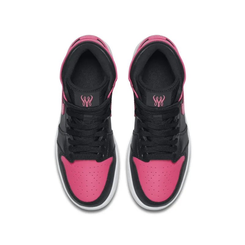Jordan 1 Retro Serena Williams Hyper Pink (GS) Hyper Pink/White-Black (873863-609)