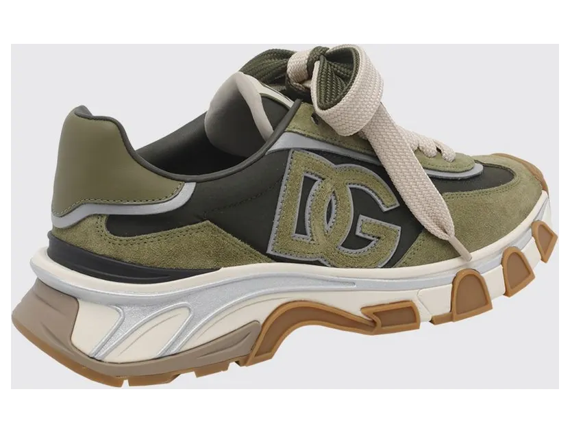 Dolce & Gabbana DG Country Road Nylon and Suede Sneakers Green (CS2403A02048Z013) (2)