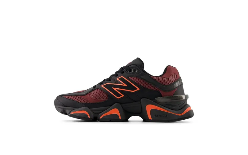 New Balance 9060 “Black / Washed Burgundy” (U9060BLA)