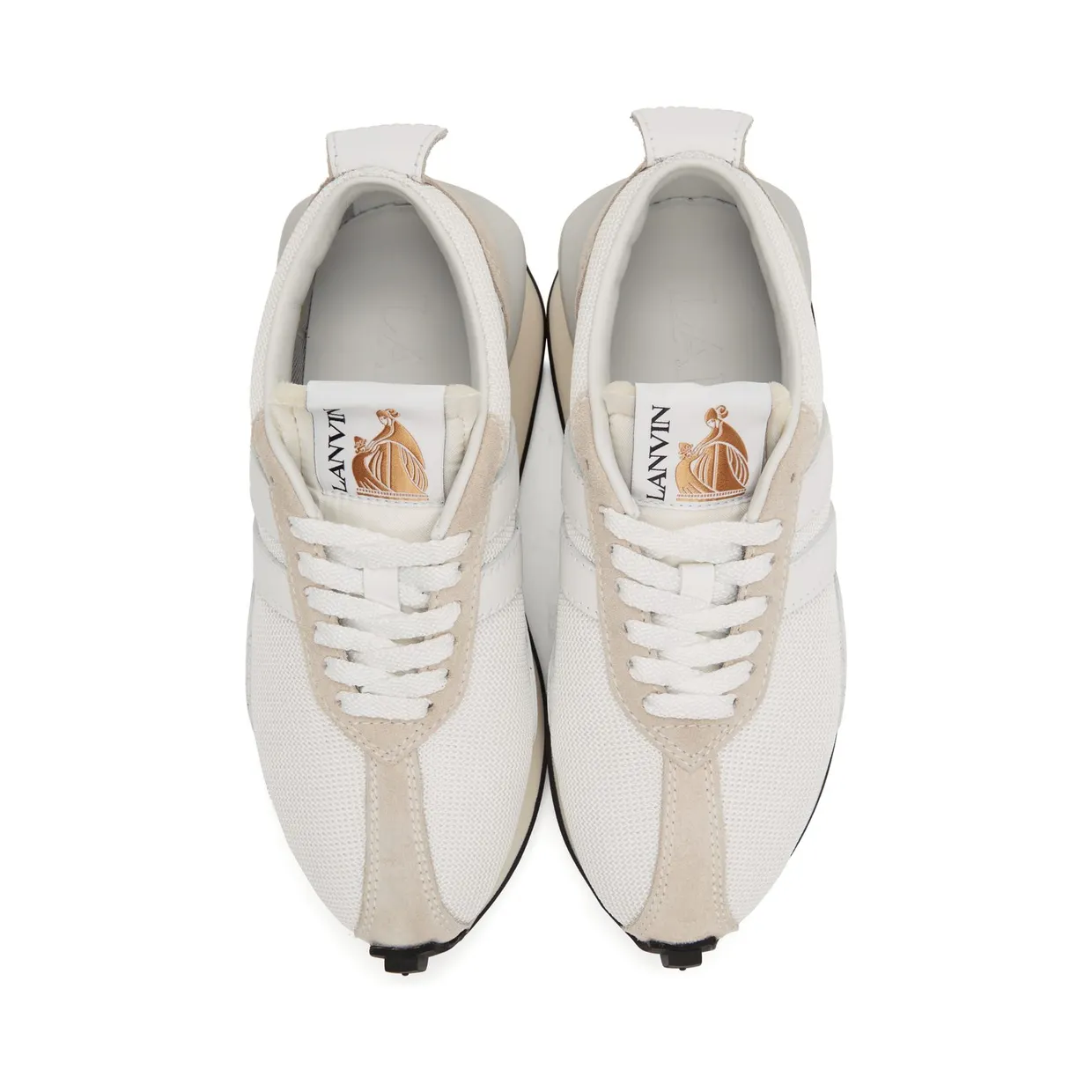 Lanvin Black Mesh Bumpr Sneakers (FW-SKBRUC-DRAG-H20) (5)