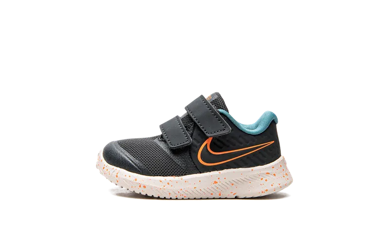 Nike Star Runner 2 TD “Anthracite/Total Orange” (CT1081-001)