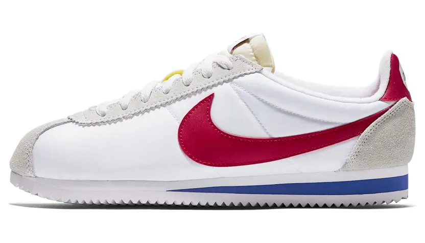 Nike Classic Cortez Nylon Forrest Gump “White / Varsity Royal / Varsity Red” (898280-100)