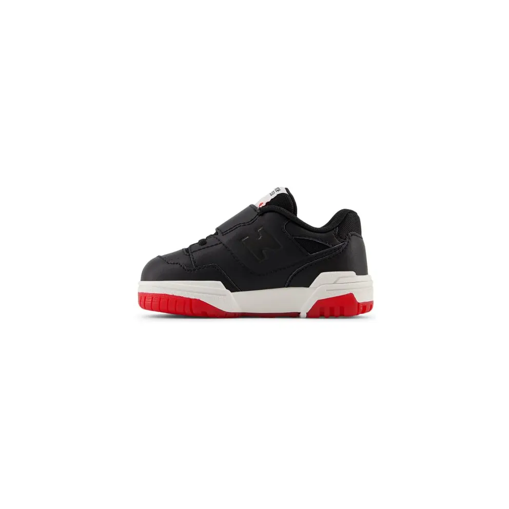 New Balance 550 HOOK & LOOP “Black / Team Red” (IHB550KB)