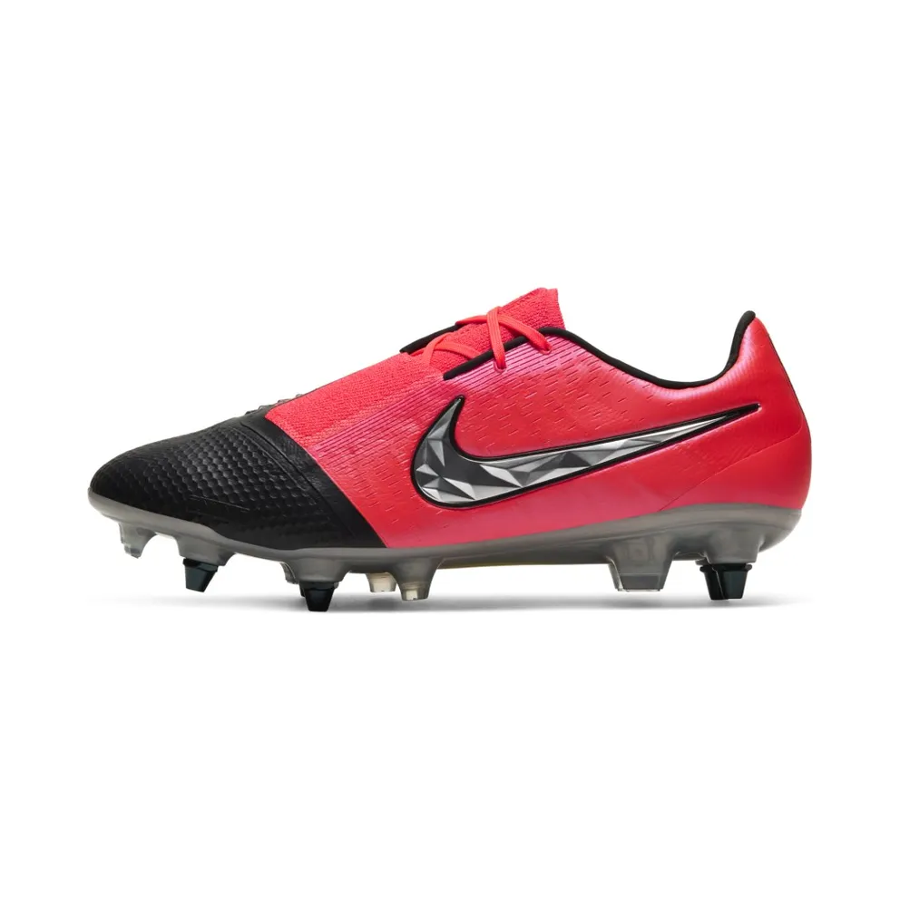 Nike Phantom Venom Elite SG-Pro “Laser Crimson / Black / Metallic Silver” (AO0575-606)