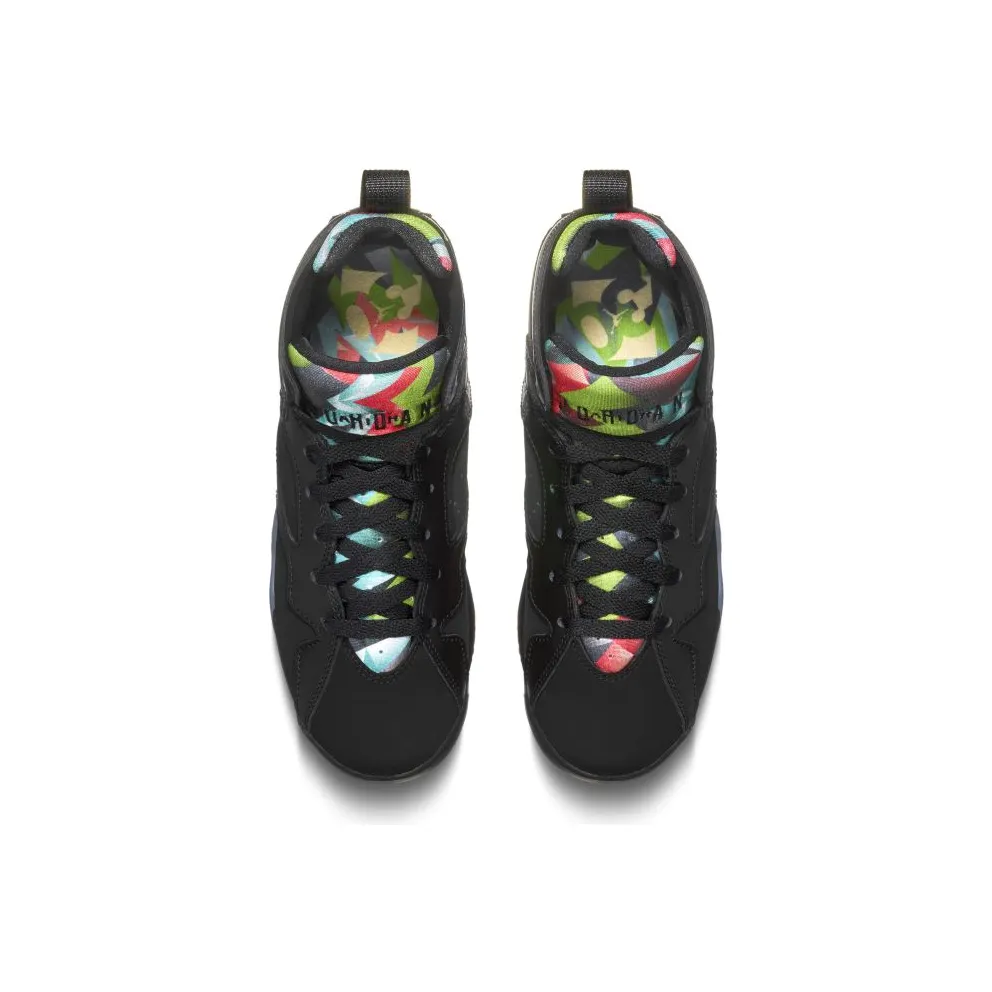 Jordan 7 Retro Barcelona Nights (GS) Black/Blue Graphite-Retro-Infrared 23 (705412-007)