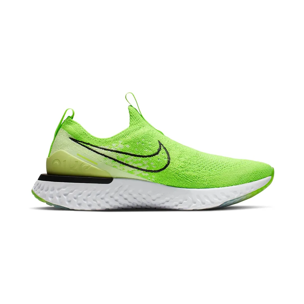 Nike Epic Phantom React Flyknit Electric Green (W) Electric Green/Black-Barely Volt-White (CJ0173-300)