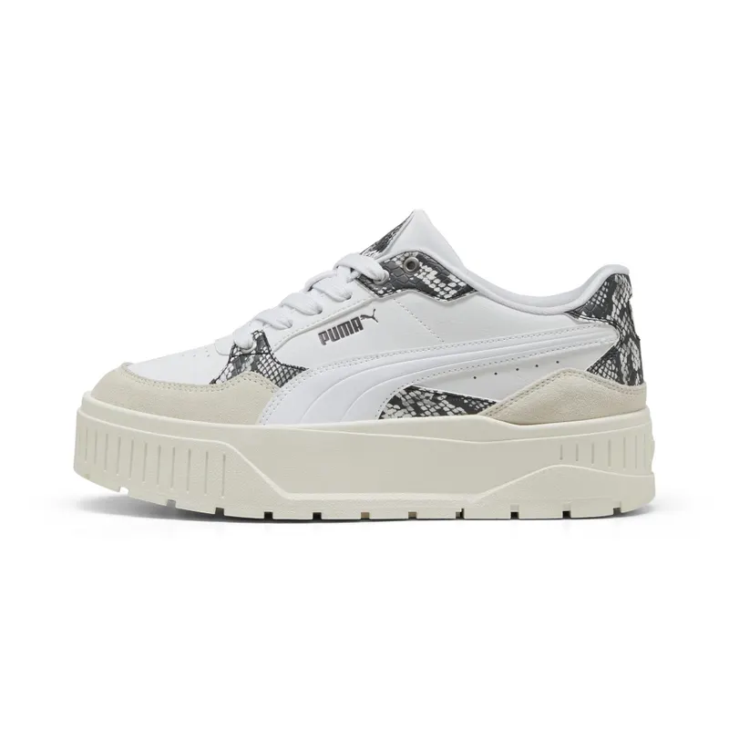 Puma Karmen II Idol Snake Chic “Puma White / Puma White / Warm White” (400395_01)