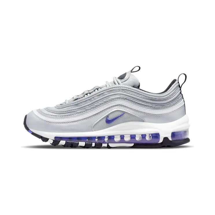 Nike Air Max 97 Metallic Silver Persian Violet (GS) “Metallic Silver / Black / White / Persian Violet” (921522-027)