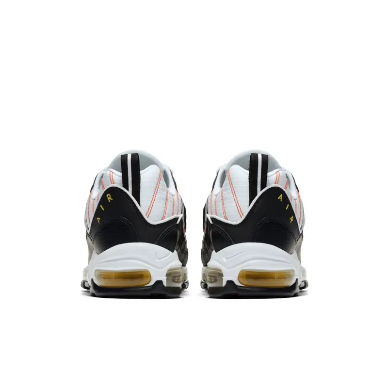 Nike Air Max 98 Black White Yellow Crimson Black/White/Chrome Yellow (640744-016)