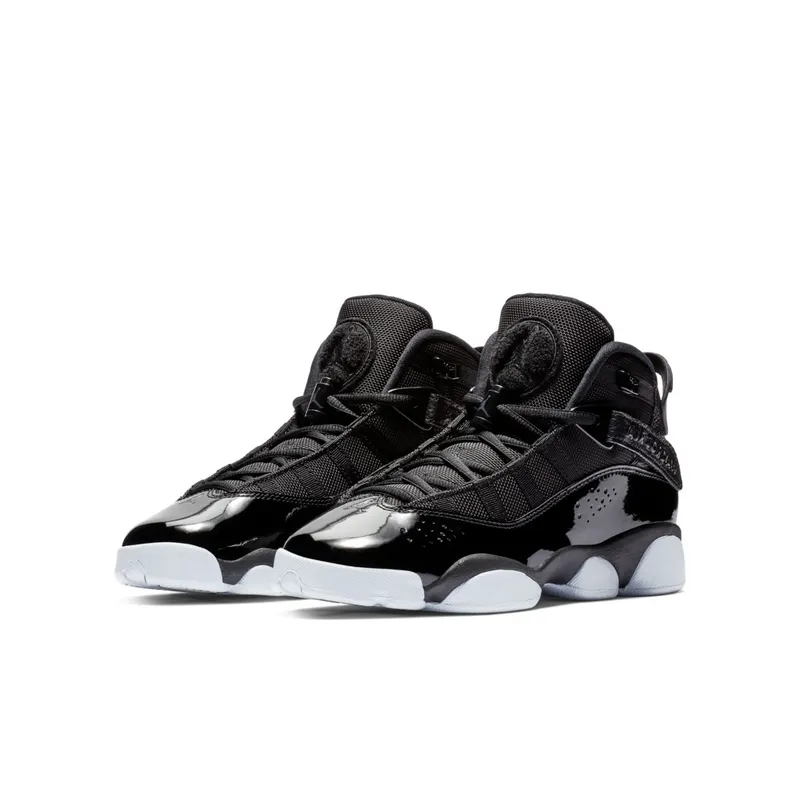 Jordan 6 Rings Black White (GS) Black/Black-White (323419-011)