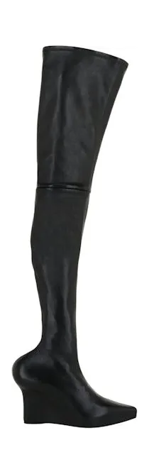 Givenchy Show Stretch-Leather Over-The-Knee Boots Black (BE702D-E1J5-001)