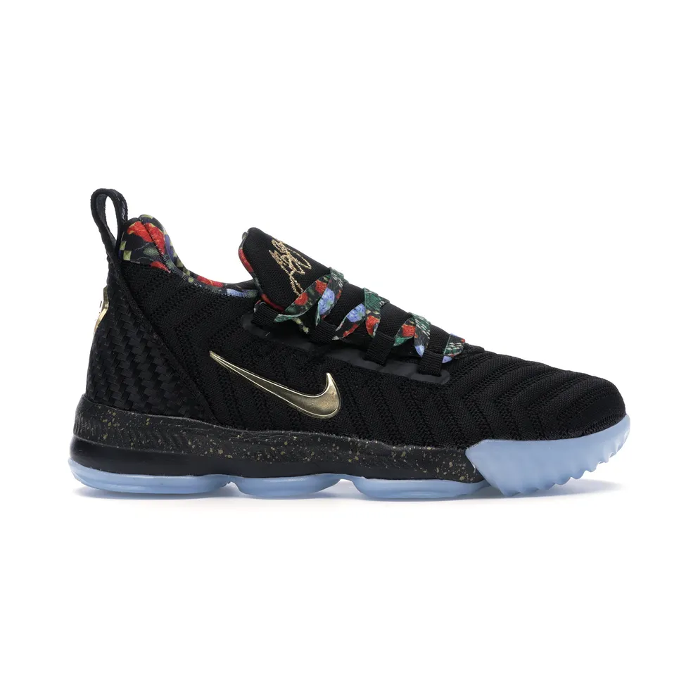 Nike LeBron 16 Watch the Throne (PS) Black/Metallic Gold-Rose Frost (CJ6707-001)
