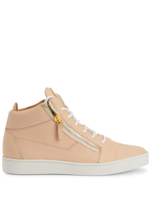 Giuseppe Zanotti Kriss mid-top sneakers – Beige (RU10072K40)