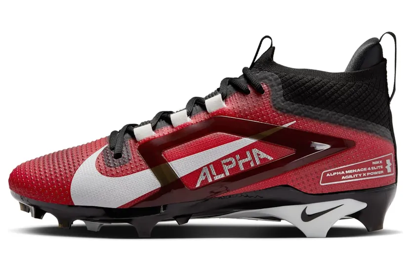 Nike Alpha Menace 4 Elite University Red Team Red Black White (FD7036-600)
