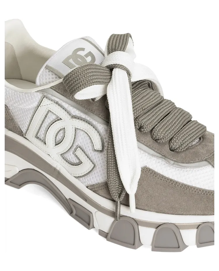 Dolce & Gabbana DG Country Road Nylon and Calfskin “White/Grey” (CS2403 A0208 8B932) (4)