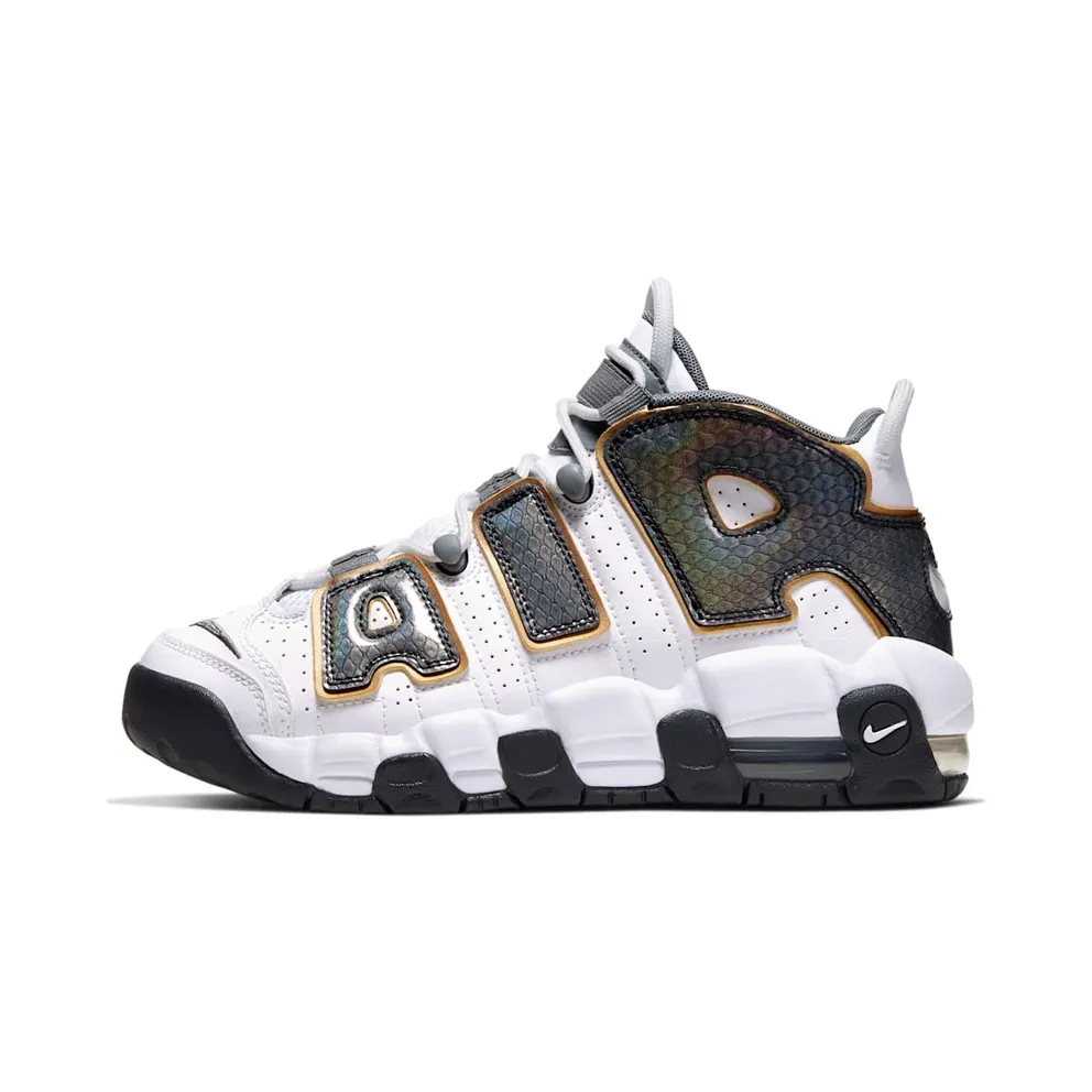 Nike Air More Uptempo White Anthracite Snakeskin (GS)