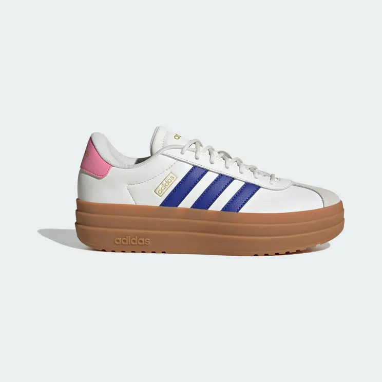 adidas VL Court Bold “Core White / Semi Lucid Blue / Bliss Pink” (JQ5643)