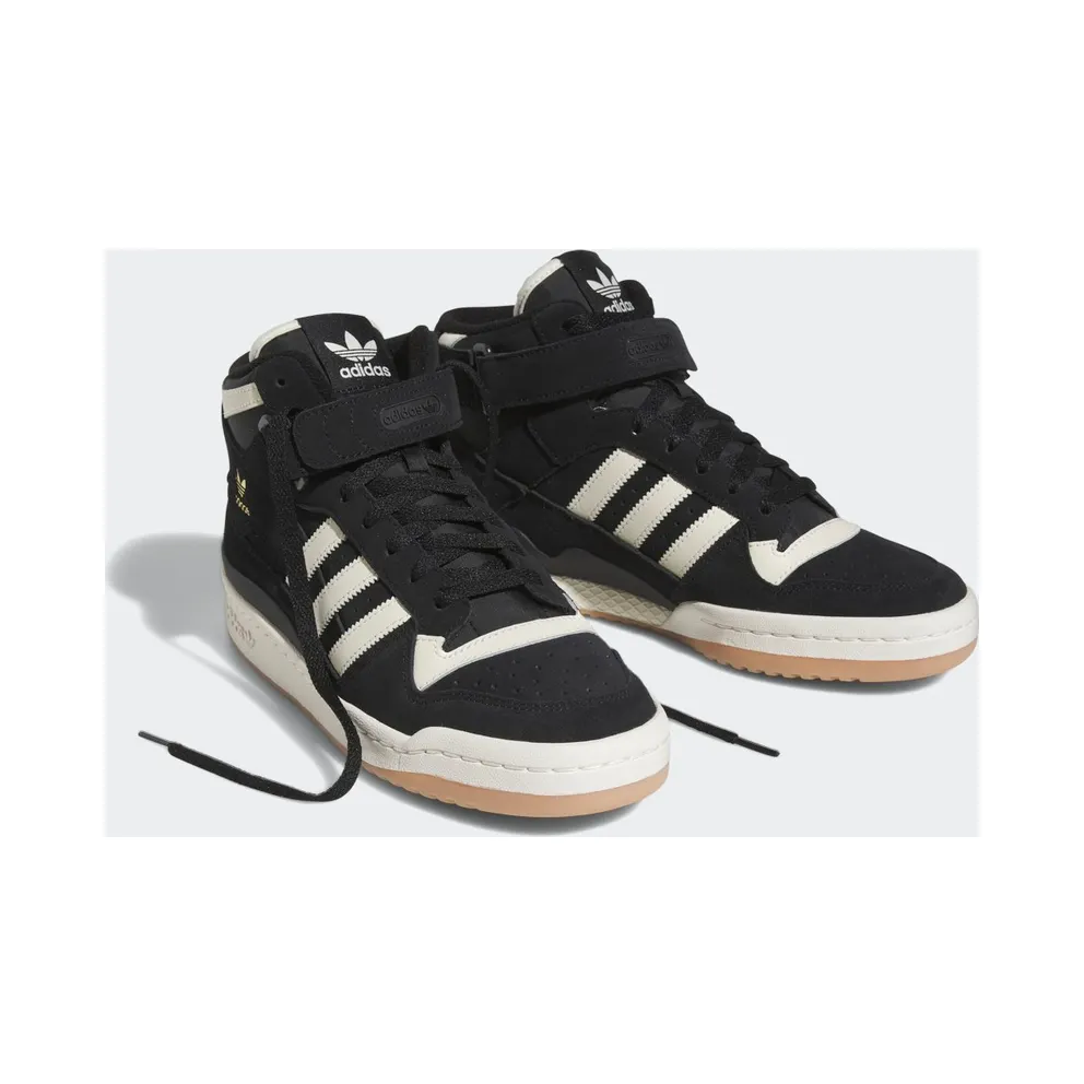 Adidas Forum Mid Core Black / Cream White / Gum (FZ6252)