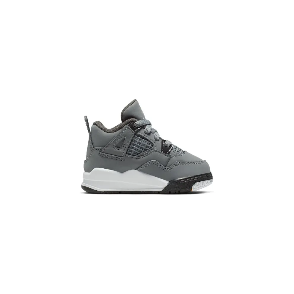 Air Jordan Nike AJ IV 4 Retro ‘Cool Grey’ (Toddler) (2019) (BQ7670-007)