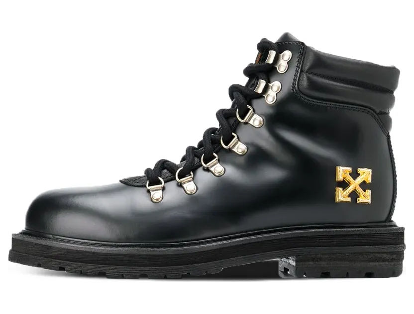 Off-White Arrows Applique Hiking Boots (OMIA185E20LEA0021019)