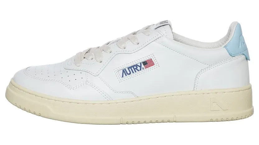 Autry Medalist Low White / Str Blue (AULMLL64) (4)