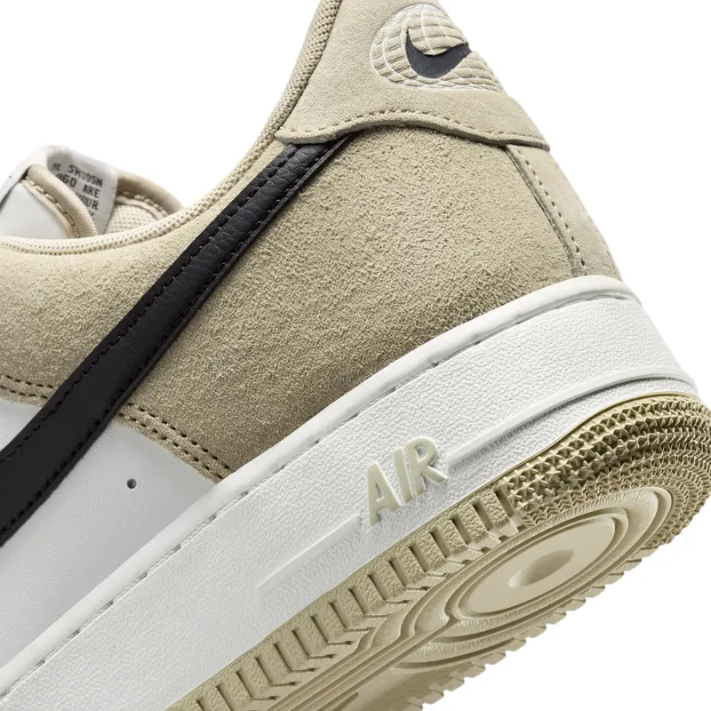 Nike Air Force 1 Low ’07 LV8 “White Desert Khaki Black” (IU7546-121)