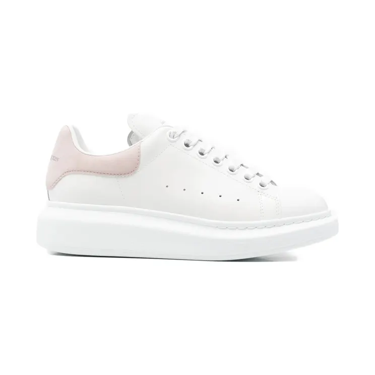 Alexander Mcqueen Oversized Suede-trim “White/Pink” (553770 WIAIH 9182)