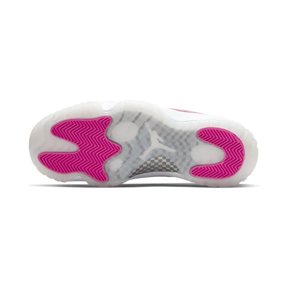 Jordan 11 Retro Low Pink Snakeskin (W) (2019) White/Watermelon/Black (AH7860-106)