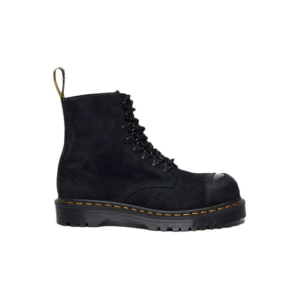 Dr. Martens 1460 Pascal Steel Toe Boot Black Suede (31832001)
