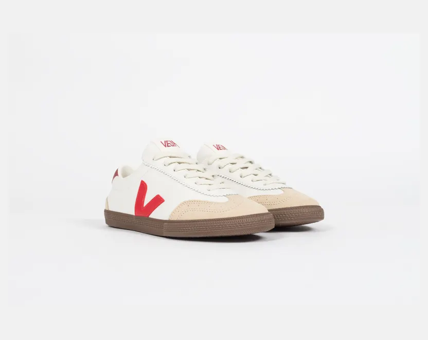Veja Volley O.T. Leather “White/Red / Sand” (VO2003533)