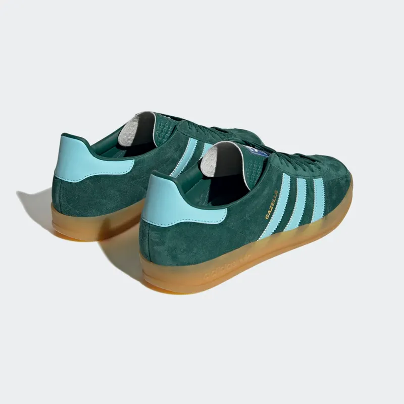 Adidas Gazelle Indoor Collegiate Green / Hazy Sky / Victory Gold (IG9979)