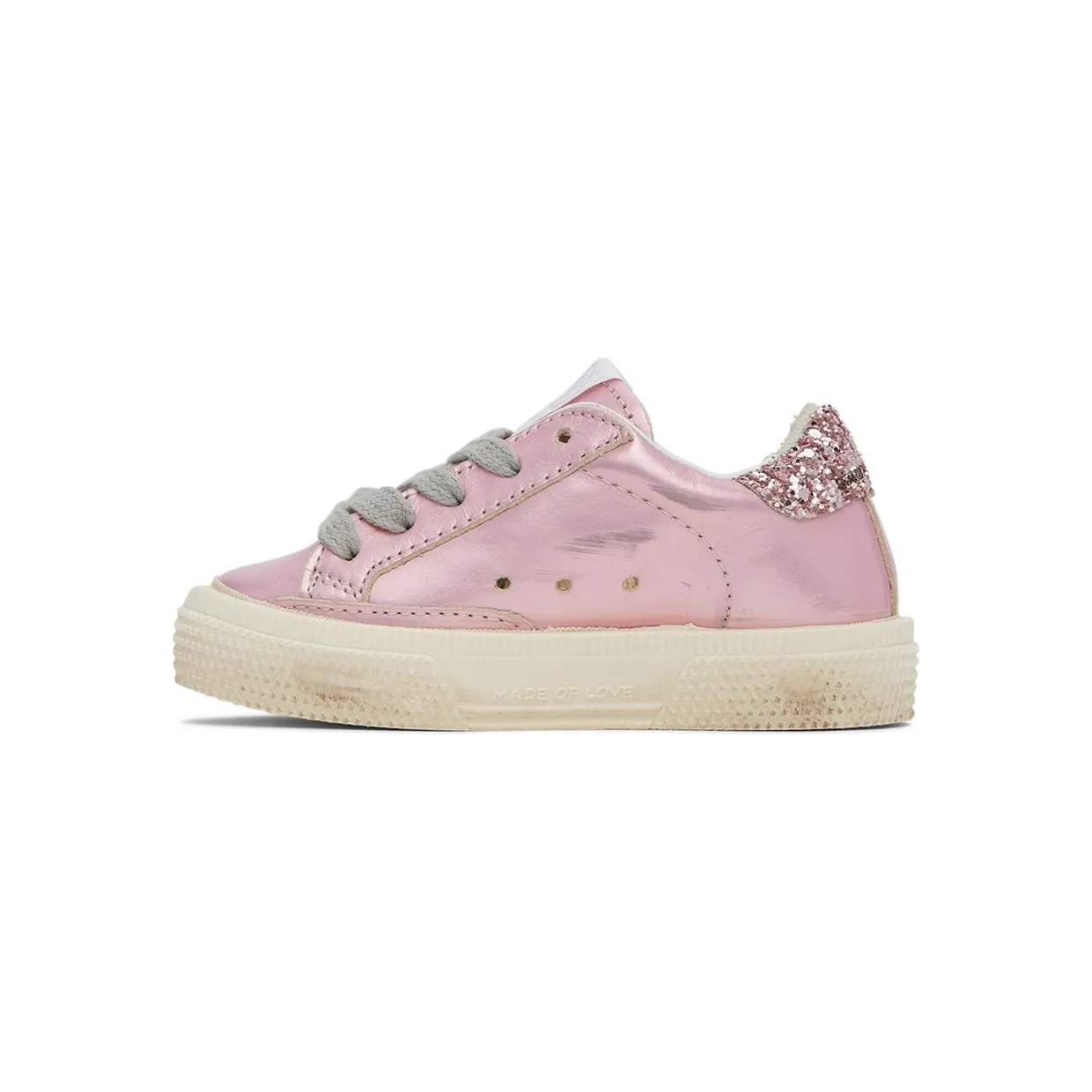 Golden Goose Baby Pink Glitter May Sneakers (GJF00112.F001991.25594) (3)