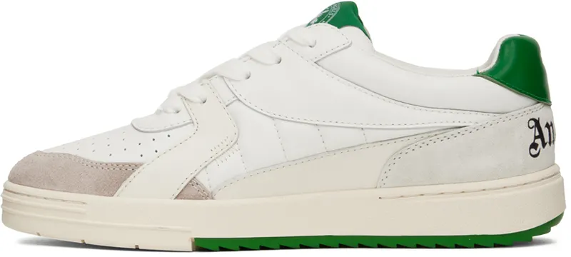 Palm Angels White & Green University (PMIA078F22LEA0010155)