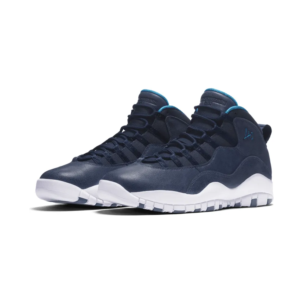 Jordan 10 Retro Los Angeles Ocean Fog/Blue Lagoon-Midnight Navy (310805-404)