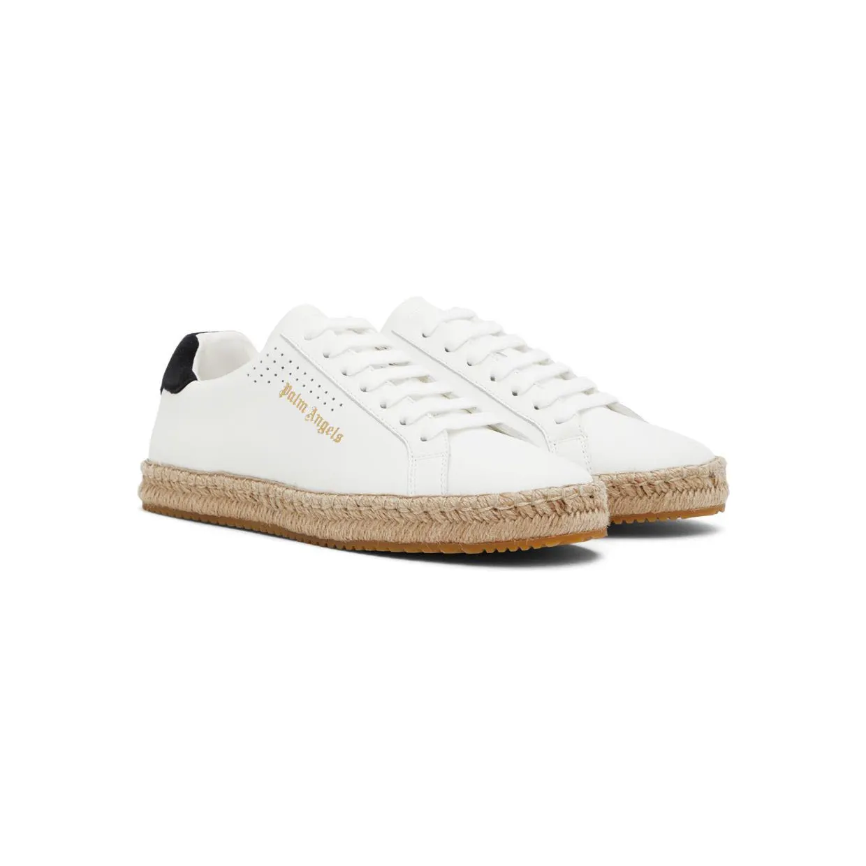 Palm Angels White Palm One Espadrille Sneakers (PMIB001S22LEA0010101) (4)