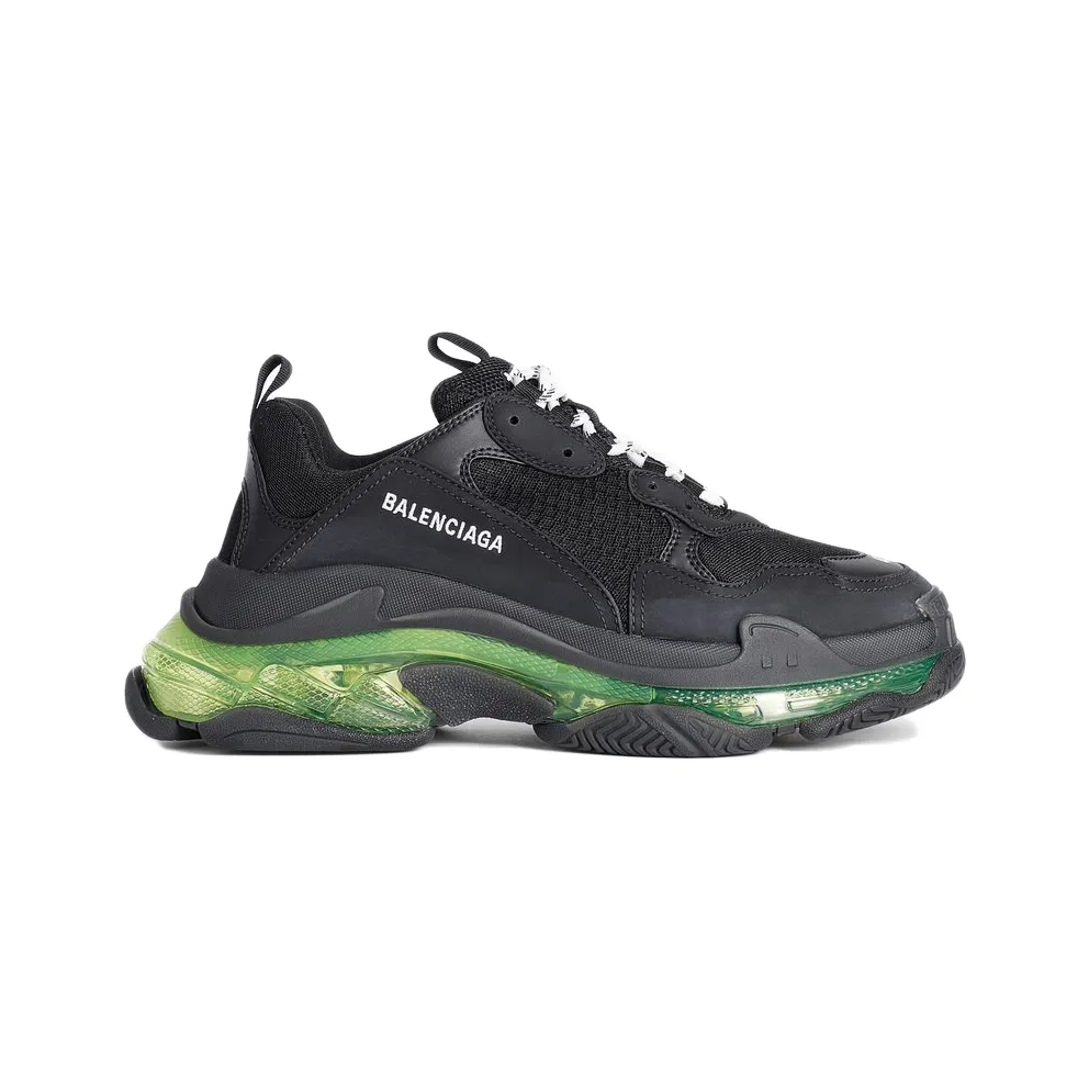 Balenciaga Triple S Black Yellow Fluo
