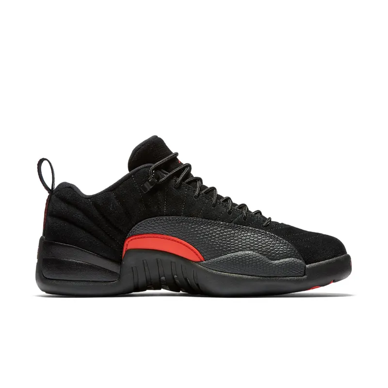 Jordan 12 Retro Low Max Orange Black/Max Orange-Anthracite-Metallic Silver (308317-003)