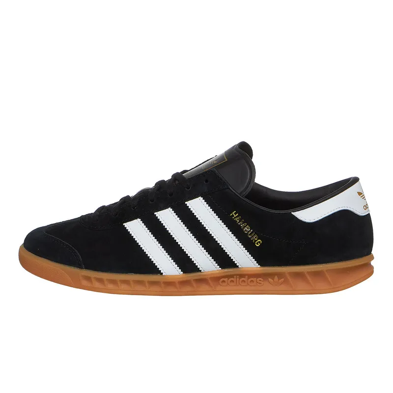 adidas Hamburg Core Black / Cloud White / Gum (S76696)