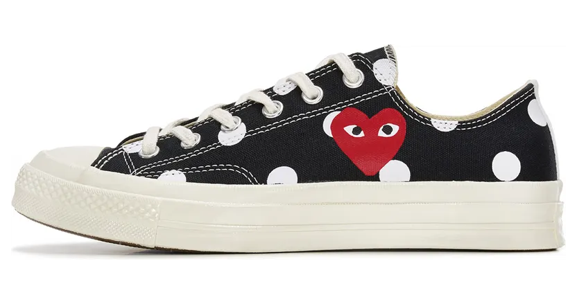 Converse Chuck Taylor All-Star 70s Ox Comme des Garcons CDG Polka Dot Black (505-655263)