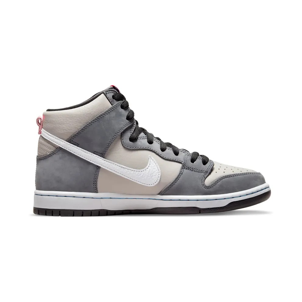 Nike SB Dunk High Medium Grey Pink (DJ9800-001)