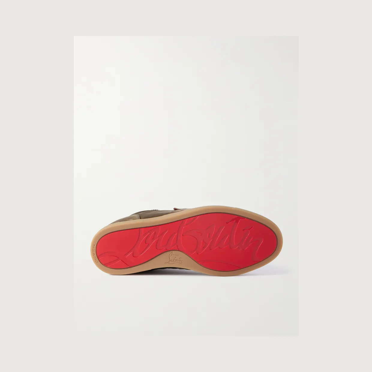 Christian Louboutin Tutti Rui Suede and Shell Sneakers Brown (3250271) (3)