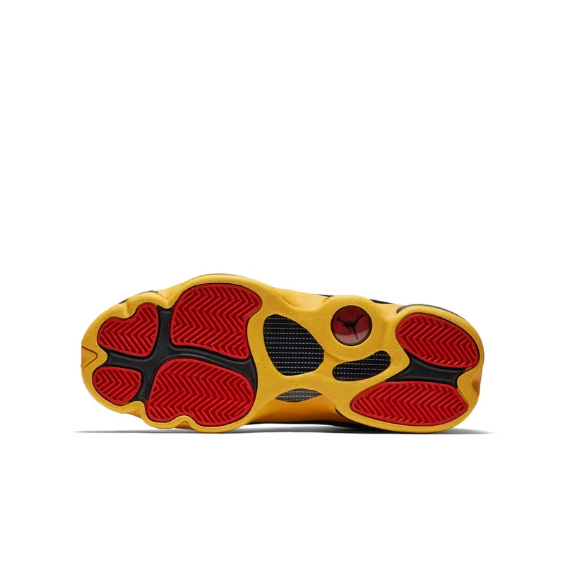 Jordan 13 Retro Carmelo Anthony Class Of 2002 (GS) Black/University Red-University Gold (884129-035)