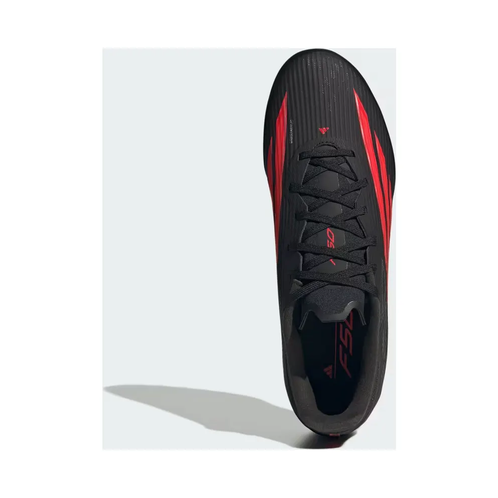 adidas F50 League Turf Football “Core Black / Lucid Red / Core Black” (JR8977)