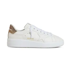 Golden Goose Purestar crystal-embellished leather “White” (GWF00197F007335)