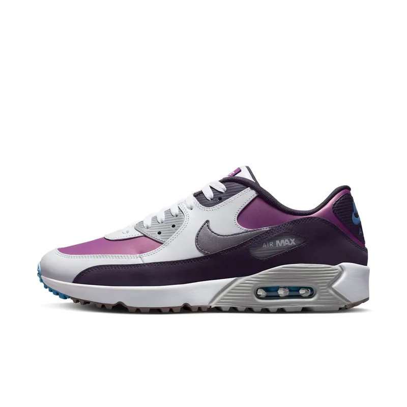 Nike Air Max 90 White/Purple Smoke/University Blue/Cave Purple (DQ4128-155)