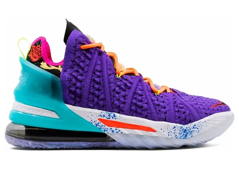 Nike LeBron 18 High-Top-Sneakers – Violett (DM2813)