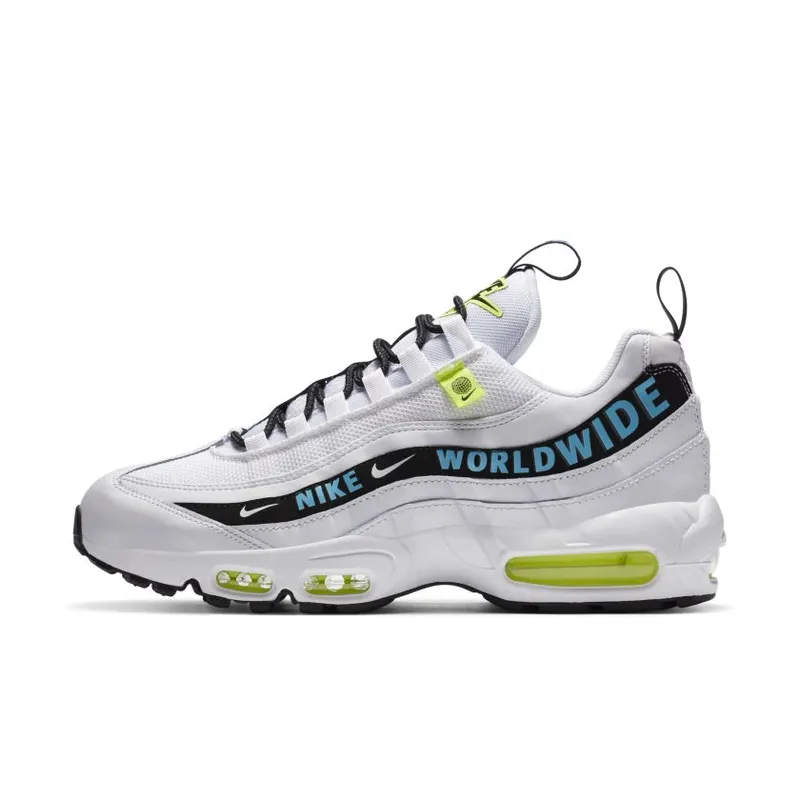 Nike Air Max 95 Worldwide Pack White White/Black-Green-Blue (CT0248-100)