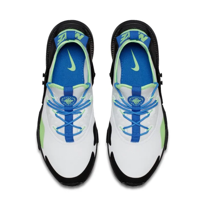 Nike Air Huarache Run Drift Scream Green White/Black-Blue Nebula (AH7334-102)