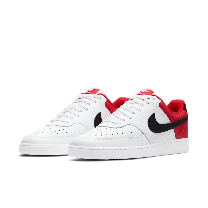 Nike Court Vision Low White Black University Red (DH0851-100)